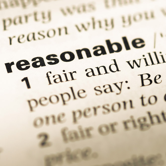 Reasonable force understand what is and is not acceptable